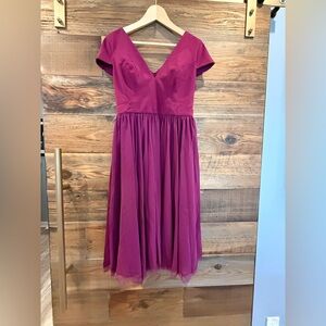 Dress The Population ‘Corey’Burgundy Dress MRSP $198